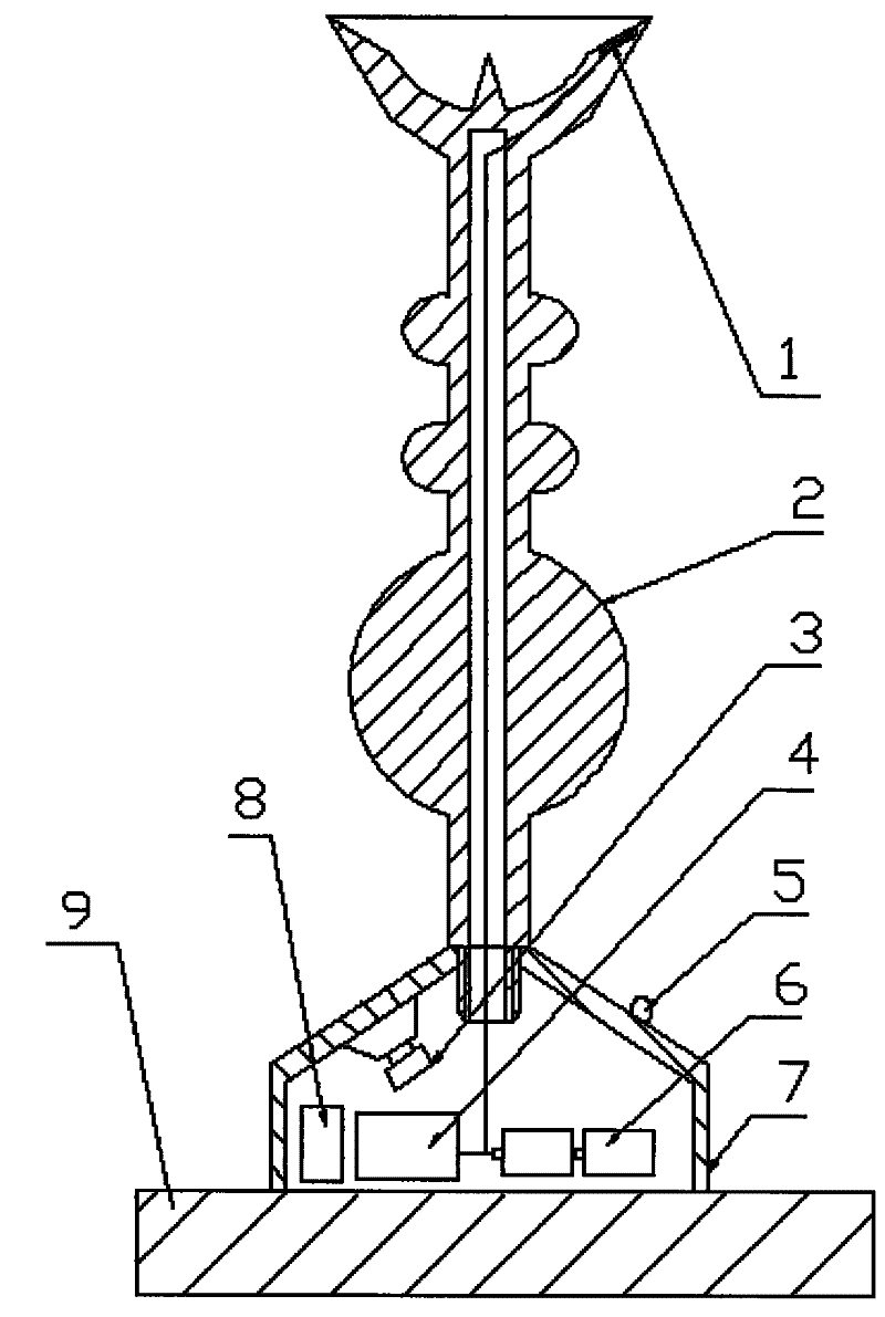 A voice candle holder device