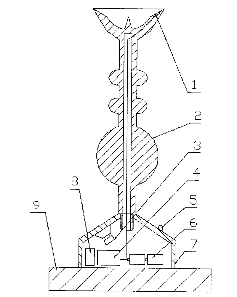 A voice candle holder device