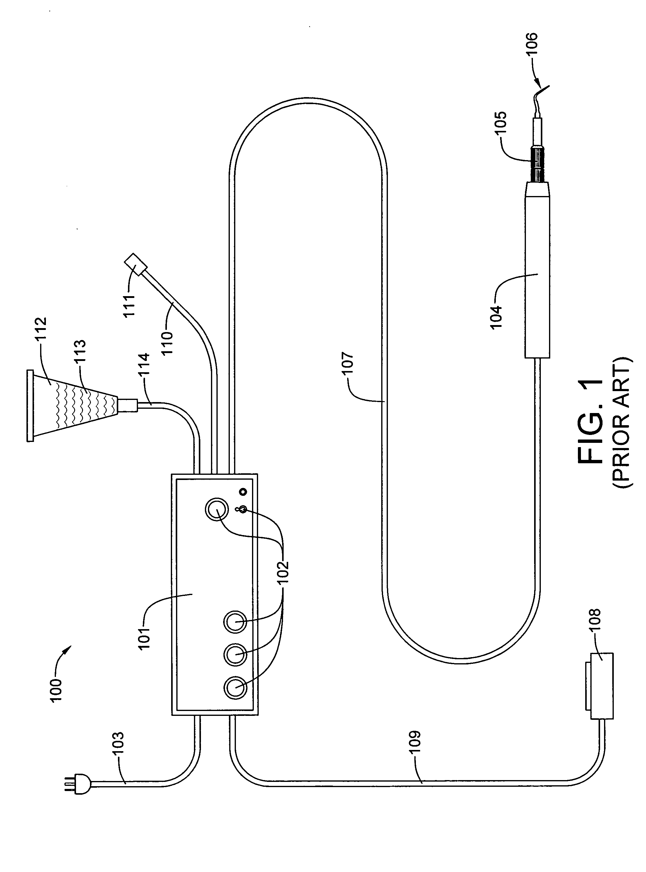 Ultrasonic scaler tip incorporating a depth gauge
