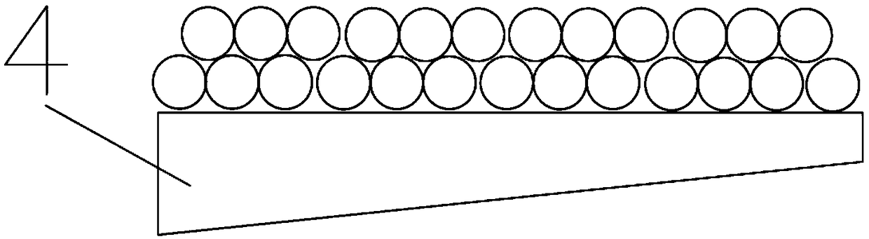 Pre-buried cable support and method for laying control cable in cable trench