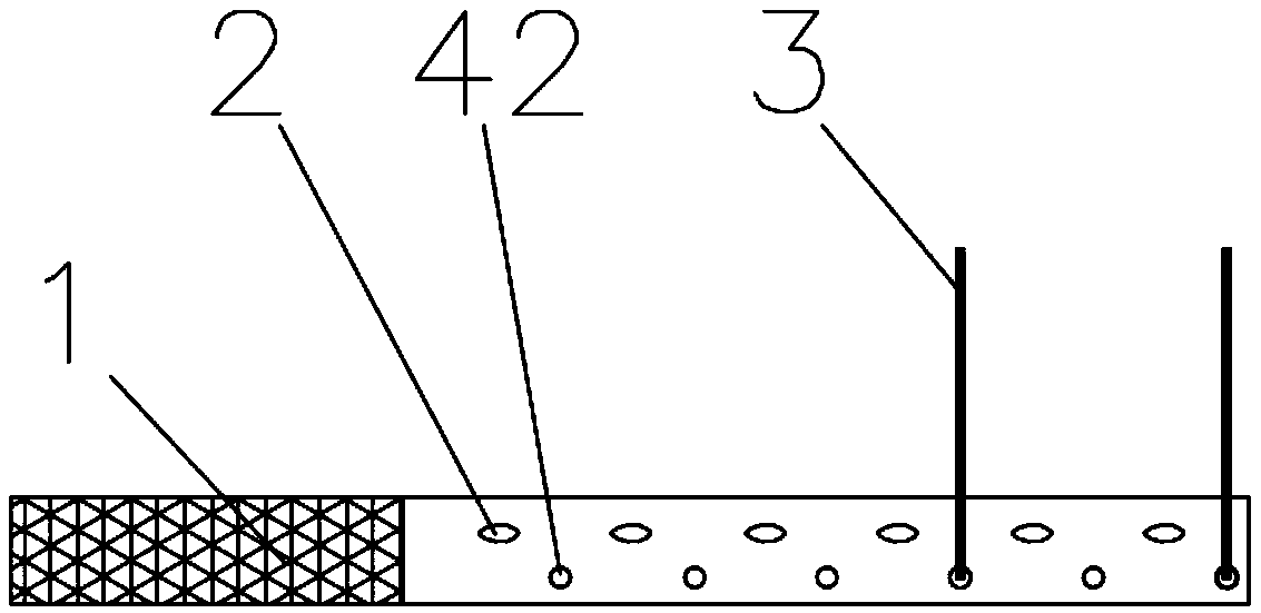 Pre-buried cable support and method for laying control cable in cable trench