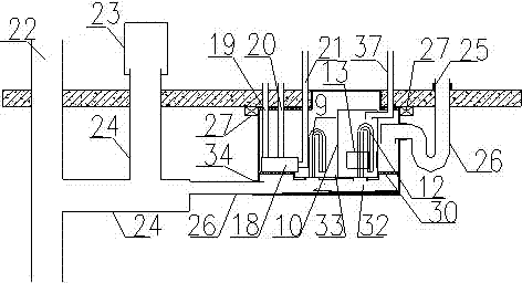 Automatic modularized drained reclaimed water reusing device