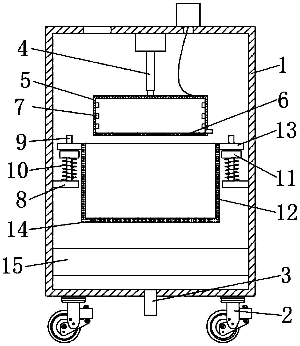 Dehydration device for food processing