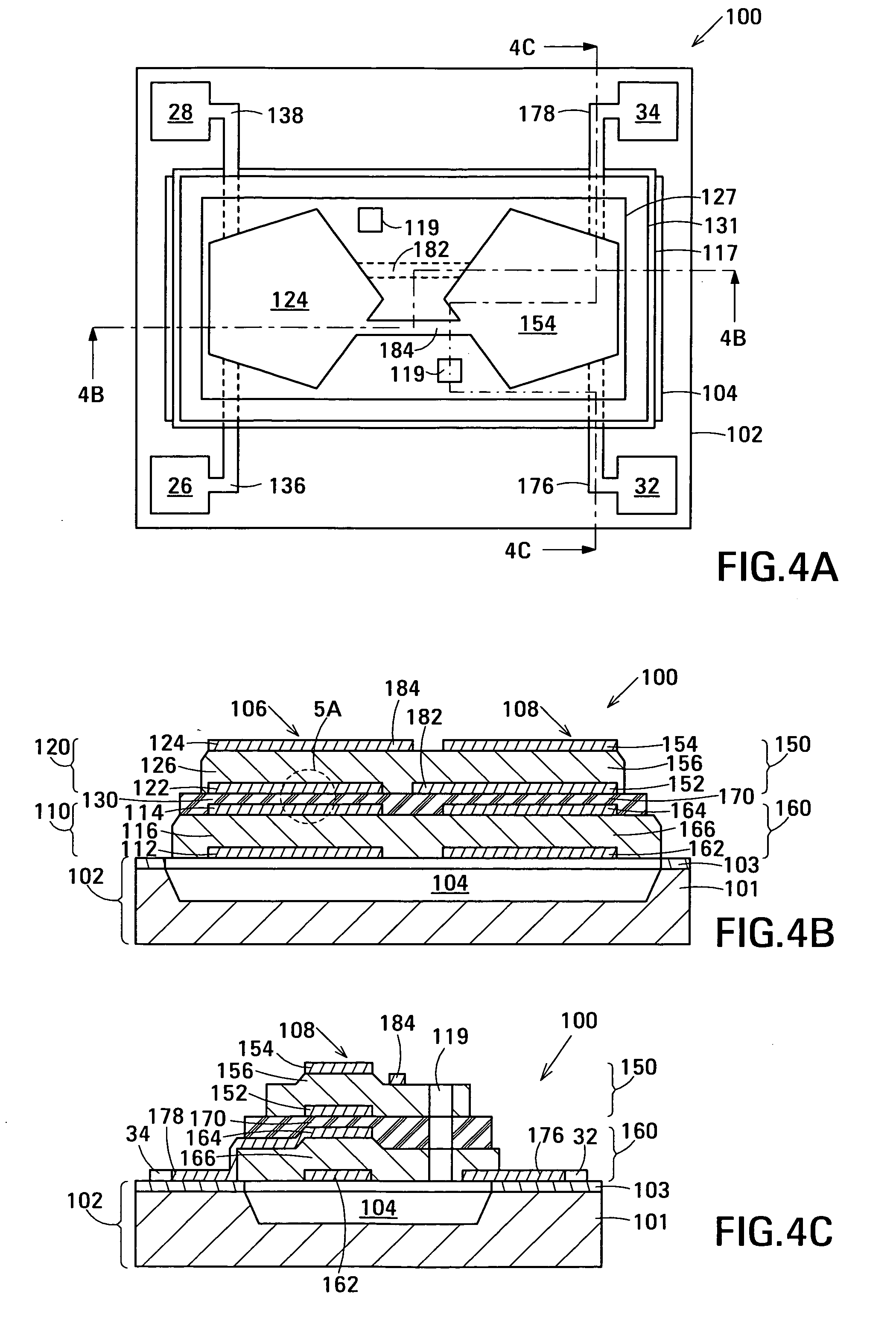 Acoustic galvanic isolator incorporating series-connected decoupled stacked bulk acoustic resonators