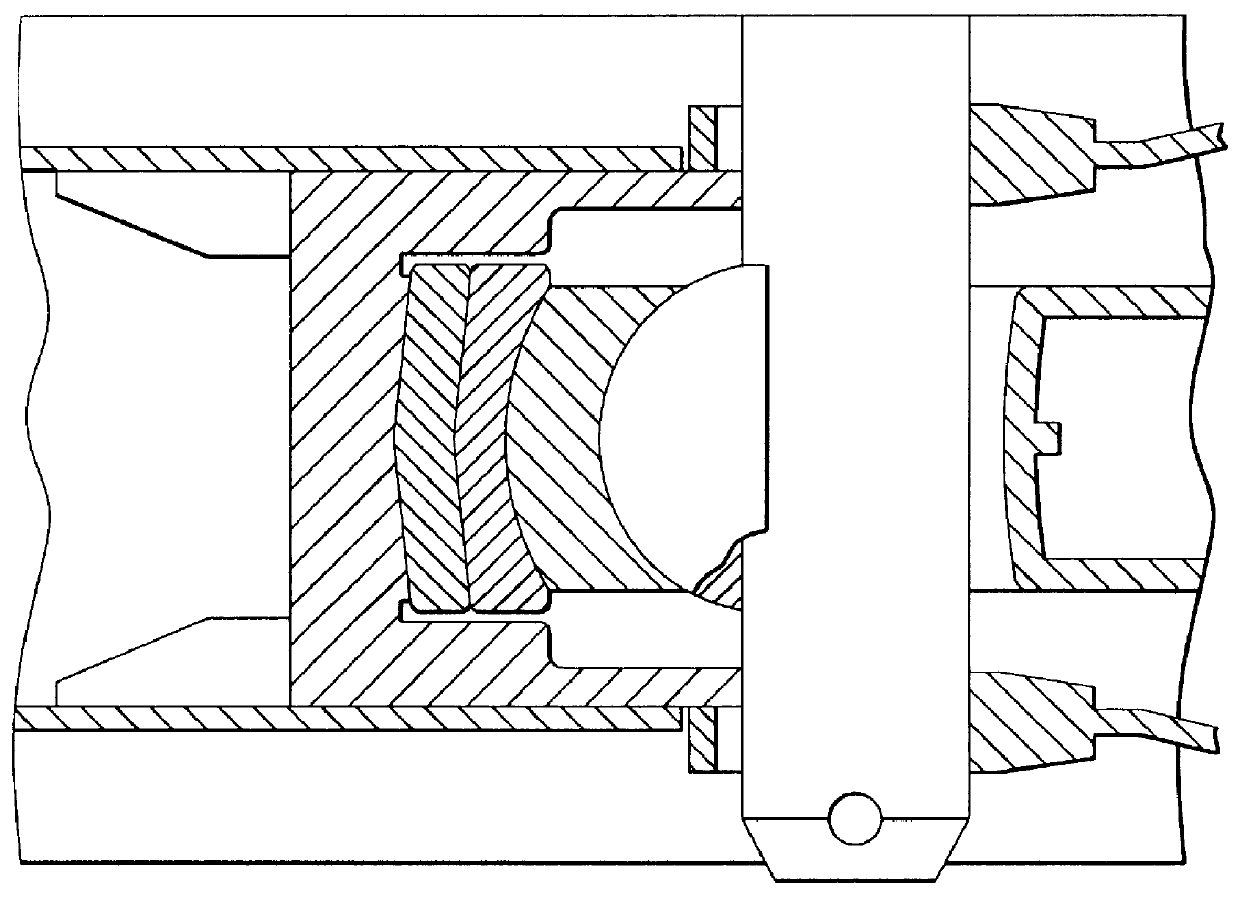 Locking wedge assembly for a slackless drawbar assembly