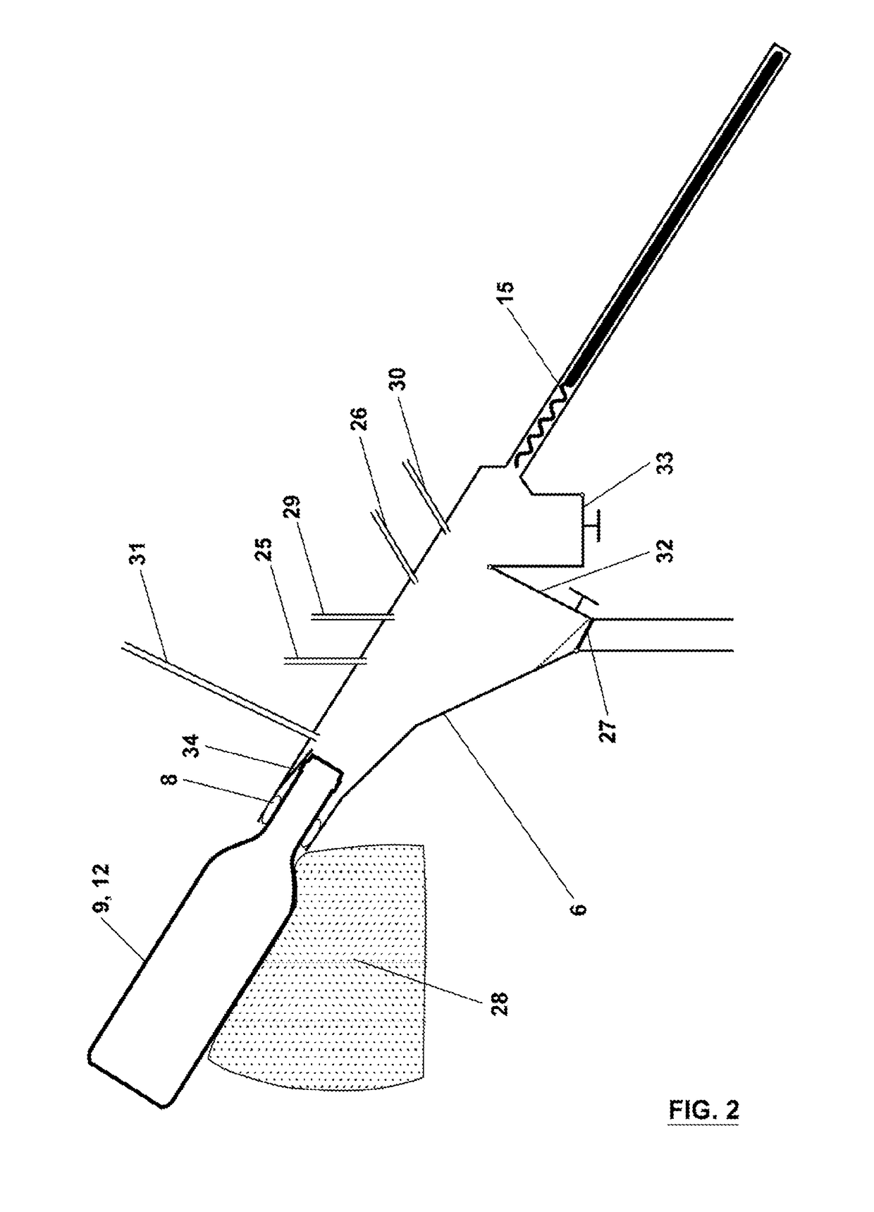 Device and method for sampling a liquid