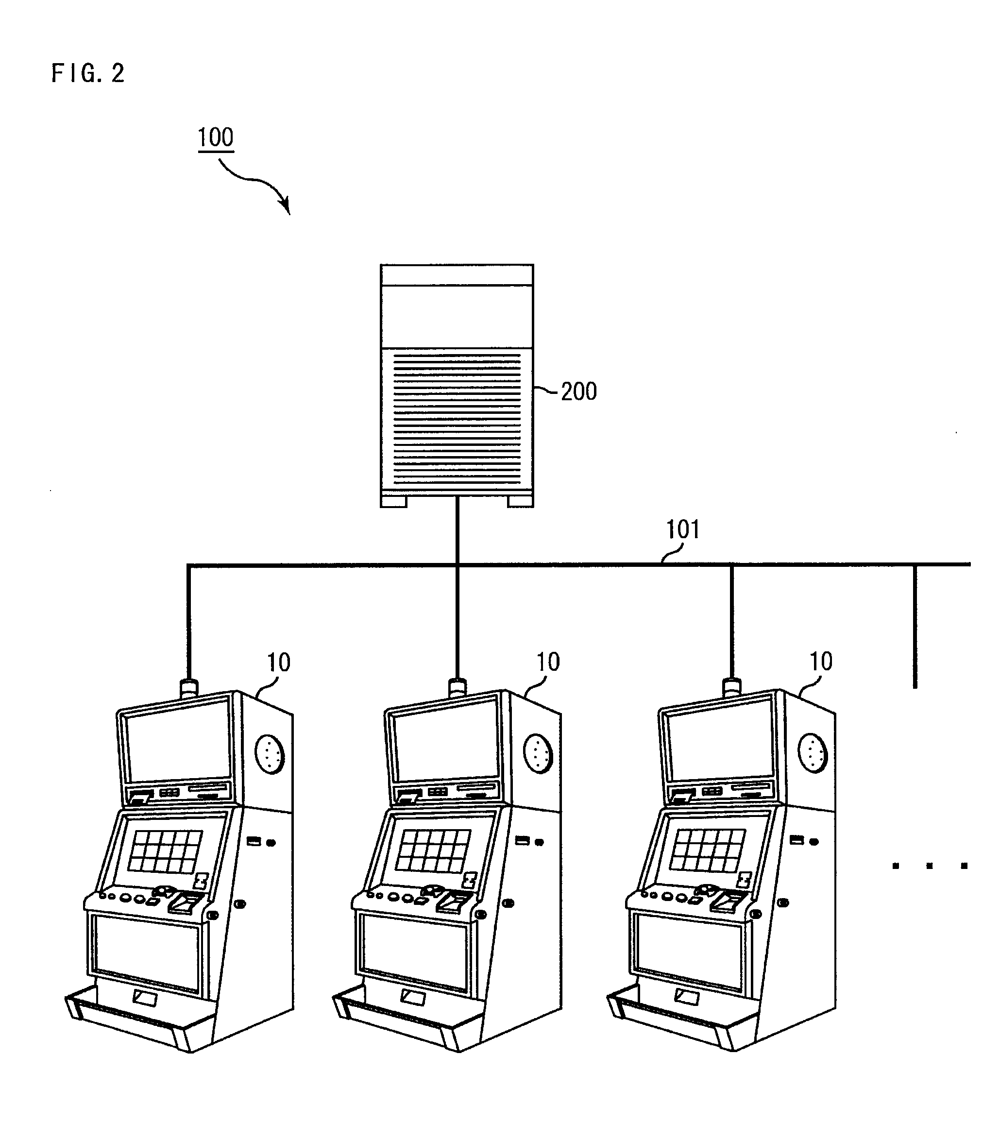 Gaming machine and gaming system accumulating betted game media and method for controlling the gaming machine