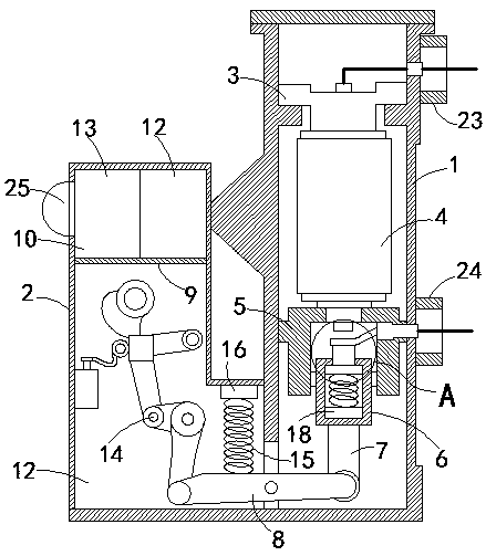 Method for on-line monitoring of spring of high-voltage circuit breaker mechanism by using force measuring sensor