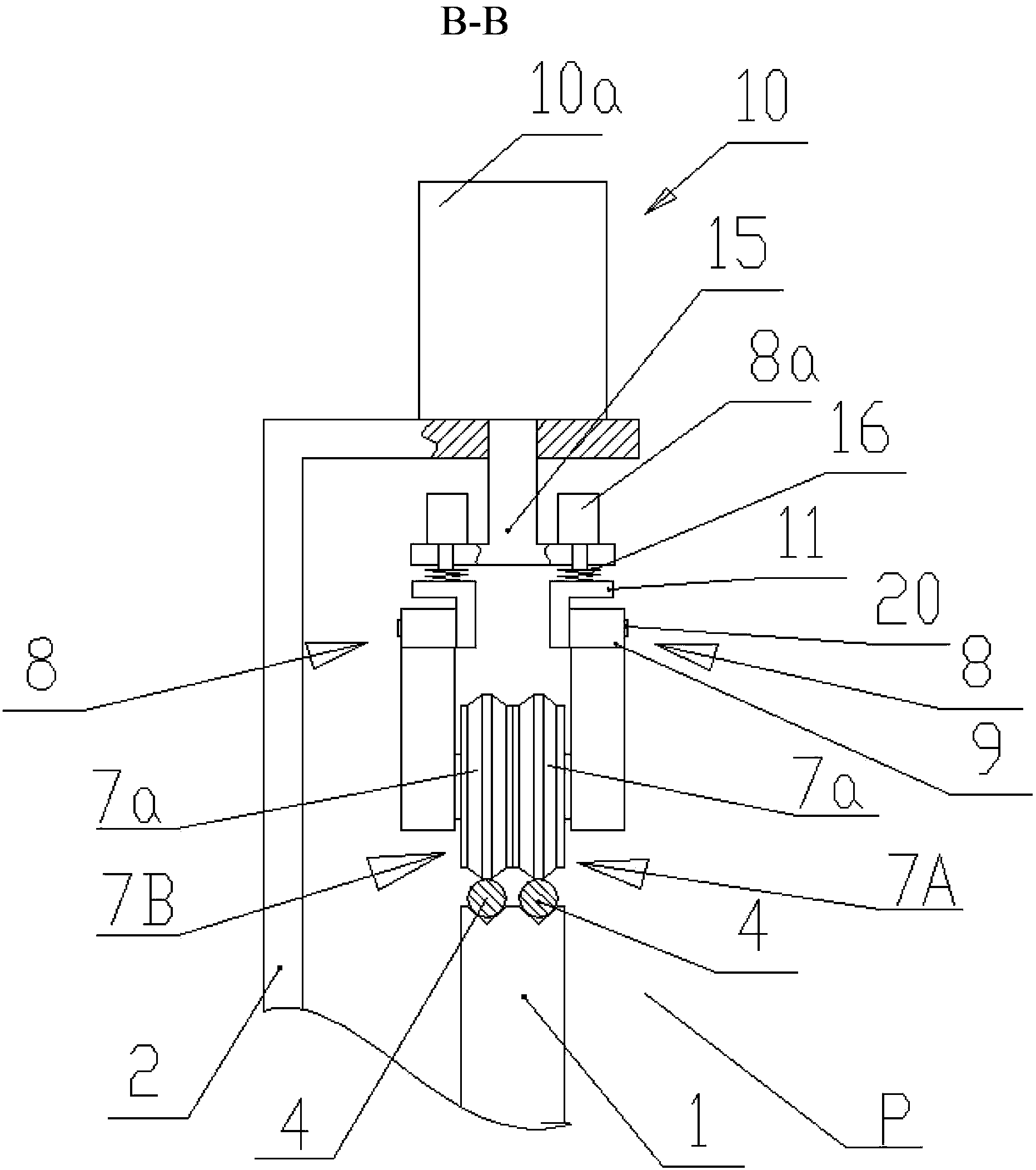 Anti-torsion steel bar feeding mechanism