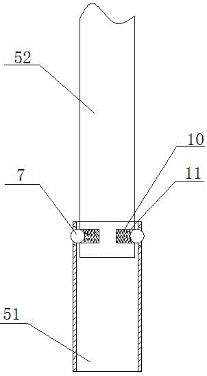 Moxibustion bed with clothes hanger and sliding chutes