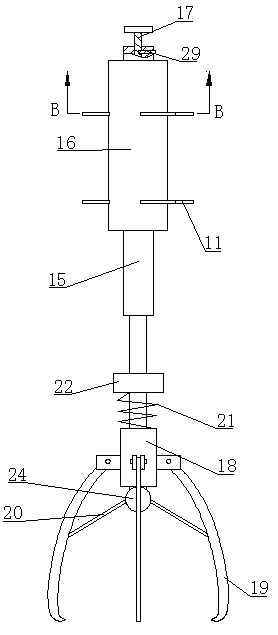 Transformer thermometer embedded groove replacing device