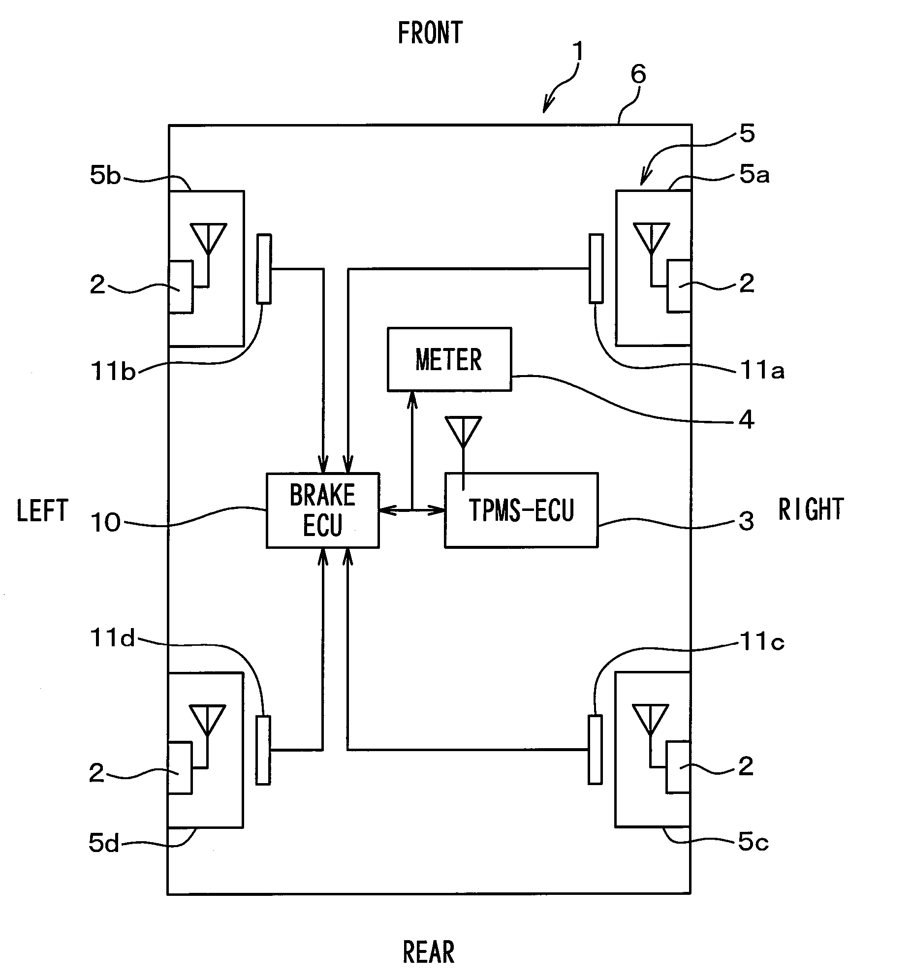 Wheel position detector and tire inflation pressure detector having the same