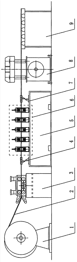Roll bending forming method and device of cap-shaped sectional material with variable cross section