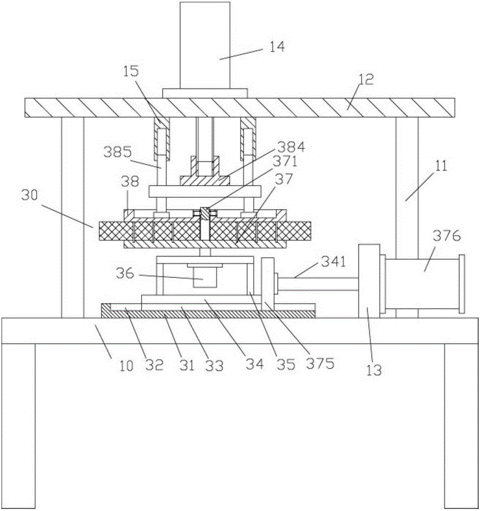 Automatic clamping device applied to automatic sponge cutting mechanism