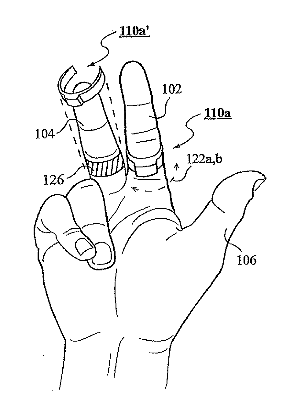 Finger-worn devices and related methods of use