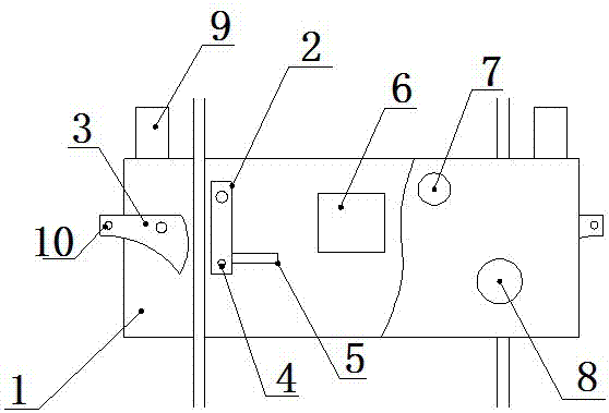 Anti-falling mechanism in case of breakage of crane hook steel wire rope