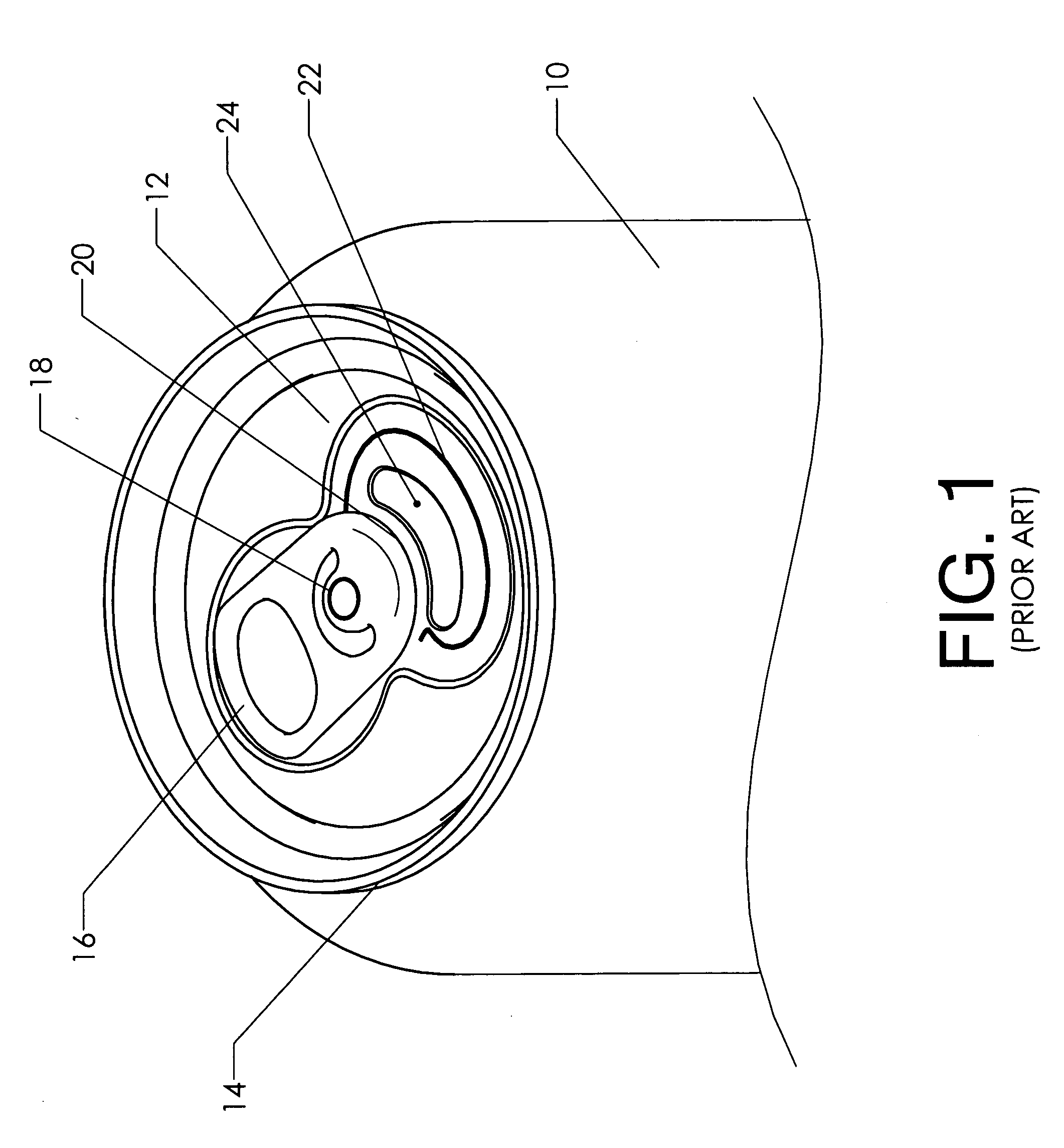 Bifurcated beverage can with unified opening and mixing operation