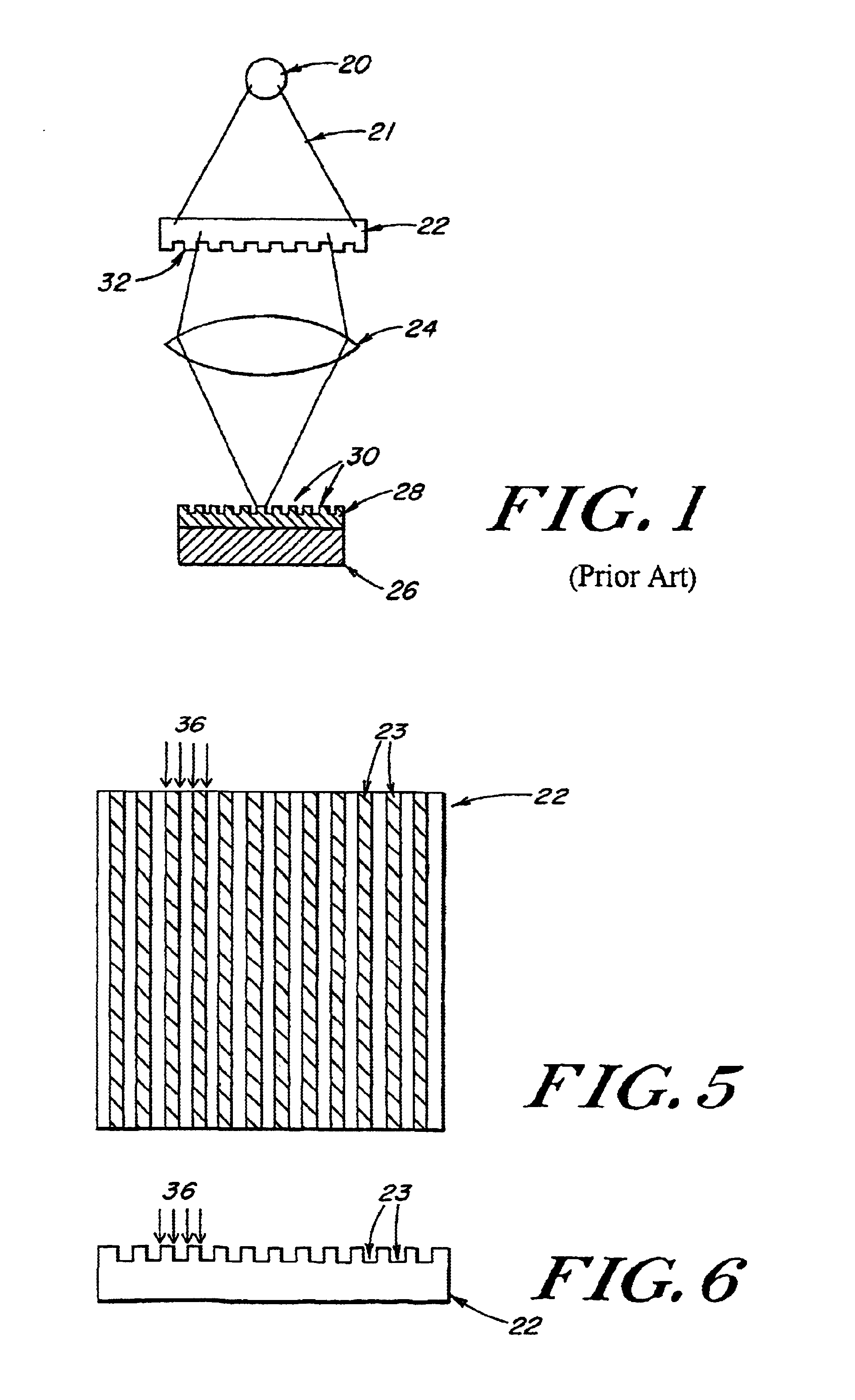 Method of design and fabrication of integrated circuits using regular arrays and gratings