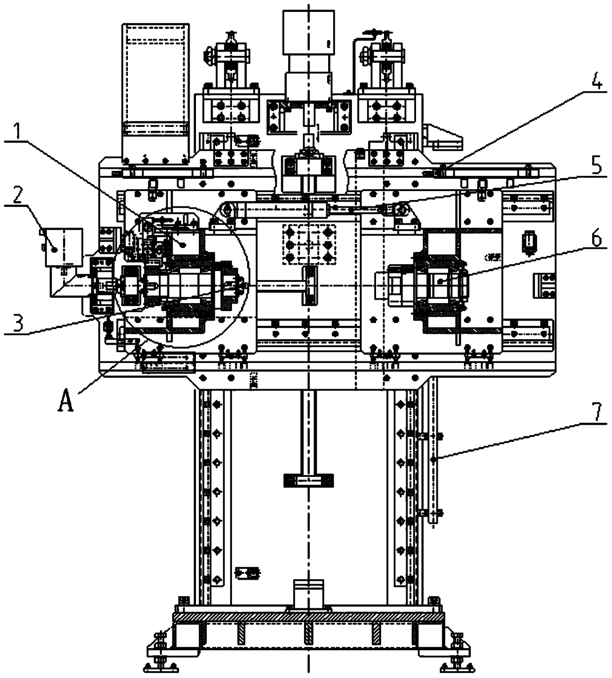 Automatic precision turning machine for heavy truck gearbox assembly