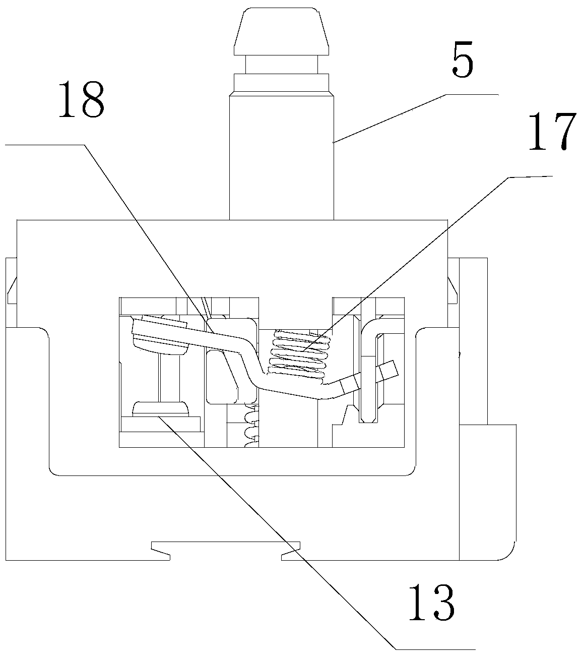 A switch with power failure protection function