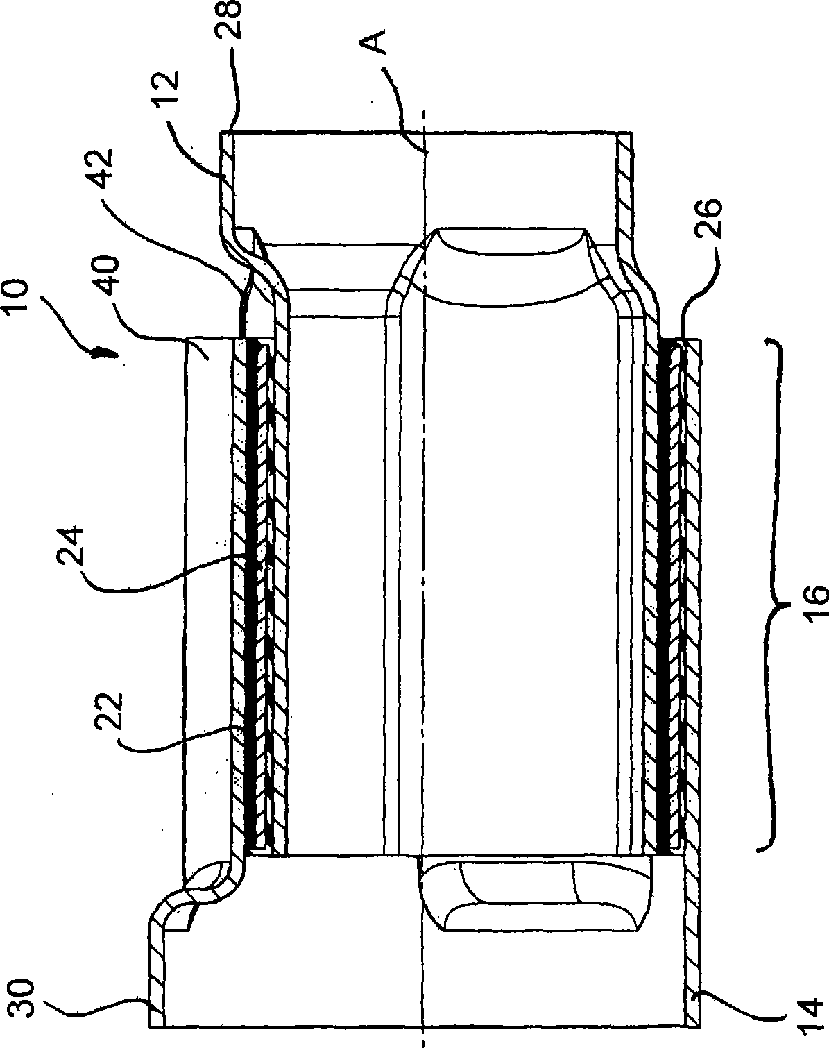 Torque transmission device for the low vibration transmission of torque via at least one shaft