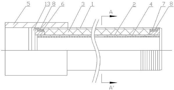 Wax-removing and preventing oil pipe unit, wax-removing and preventing oil pipe and preparation method of wax-removing and preventing oil pipe unit