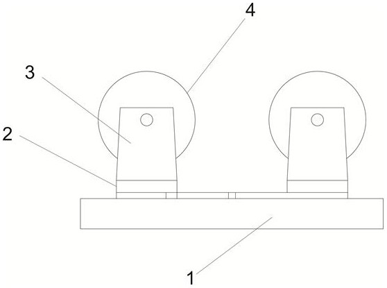 Roller carrier for wind power tower drum machining