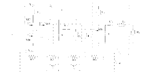 High-efficiency variable gain E-type radio frequency power amplifier