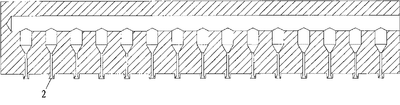Laying method and laying system of middle support of composite energy-saving glass