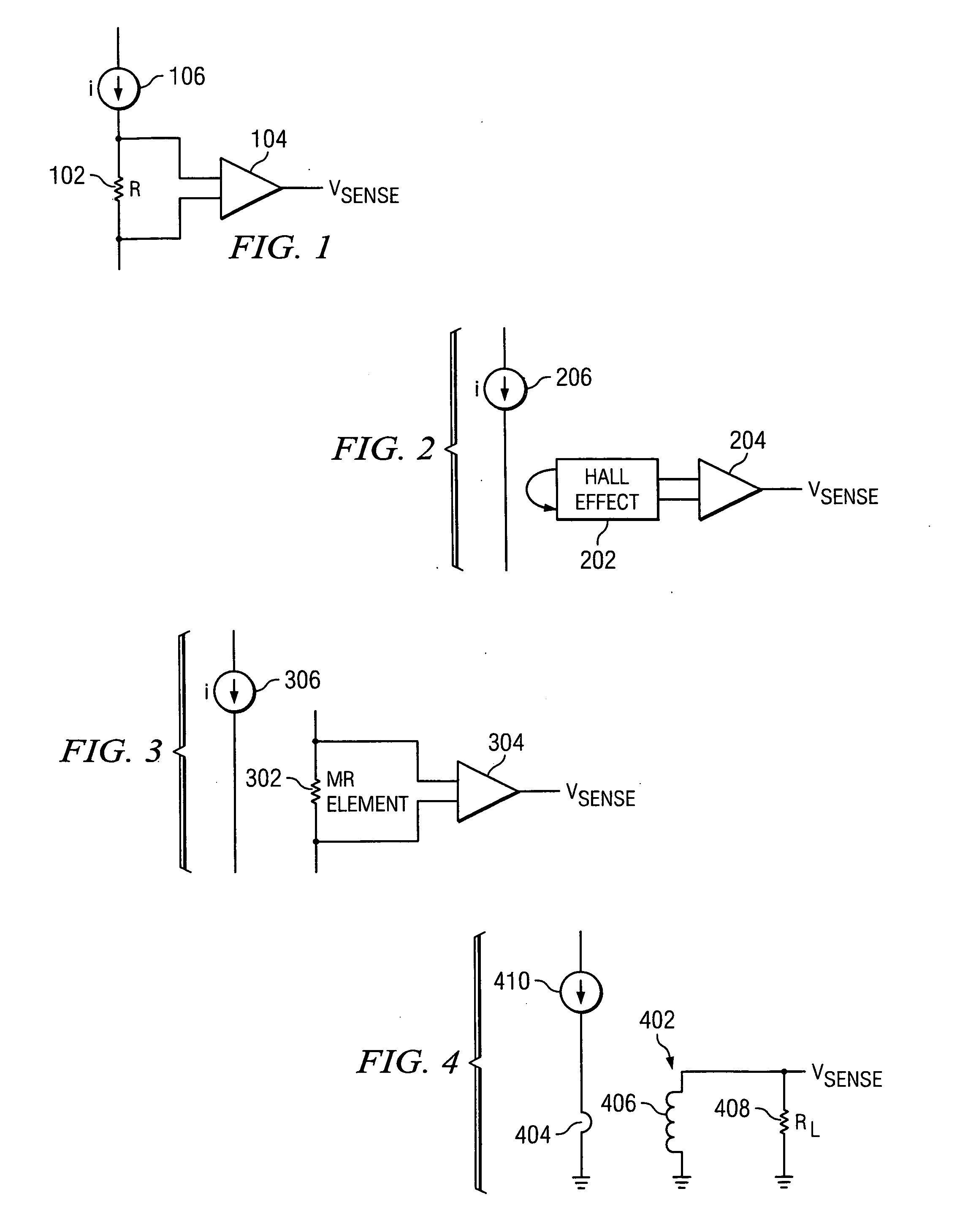 Integrated current sensor