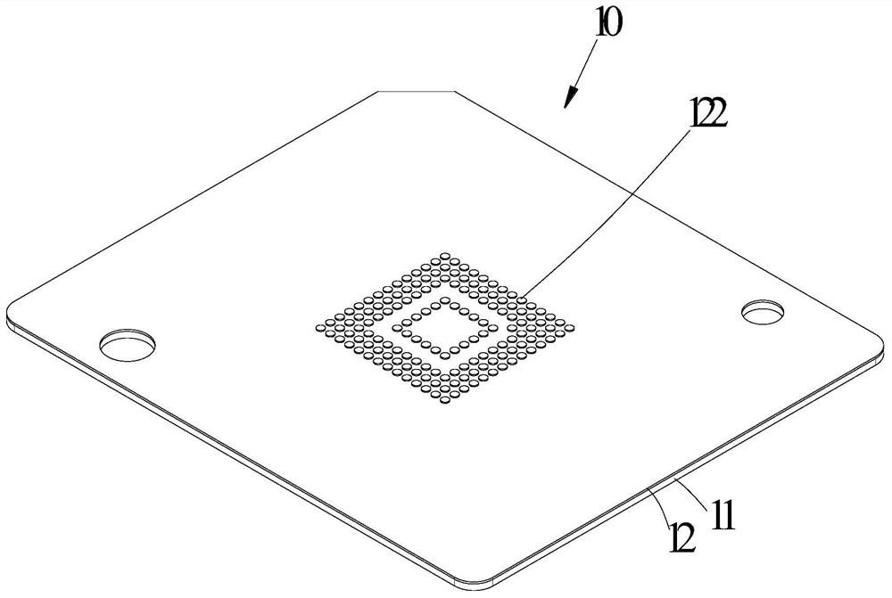 Conductive assembly and testing device