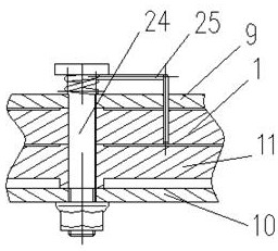 A motorcycle front and rear linkage braking mechanism