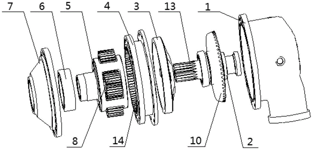 Reducer for concrete mixer