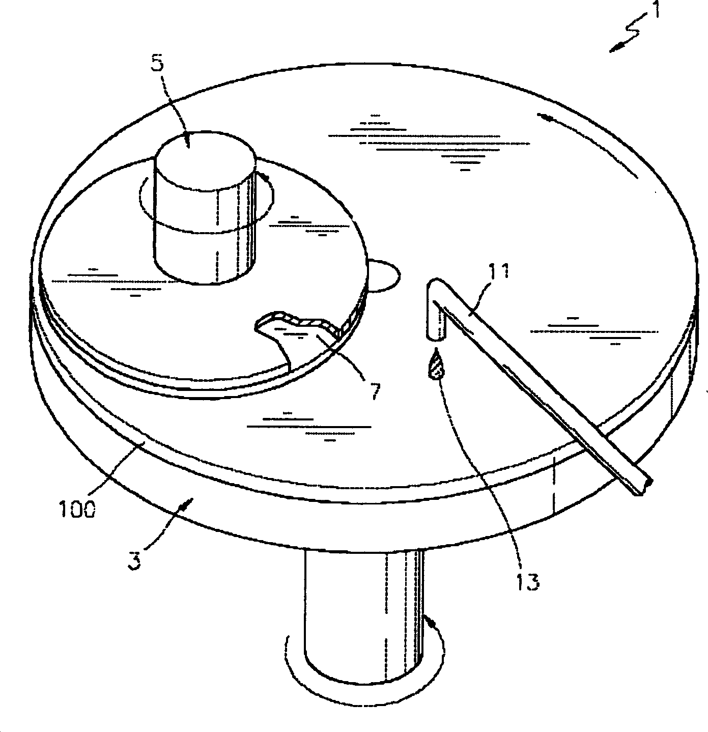 Integrated grinding pad and its mfg. method