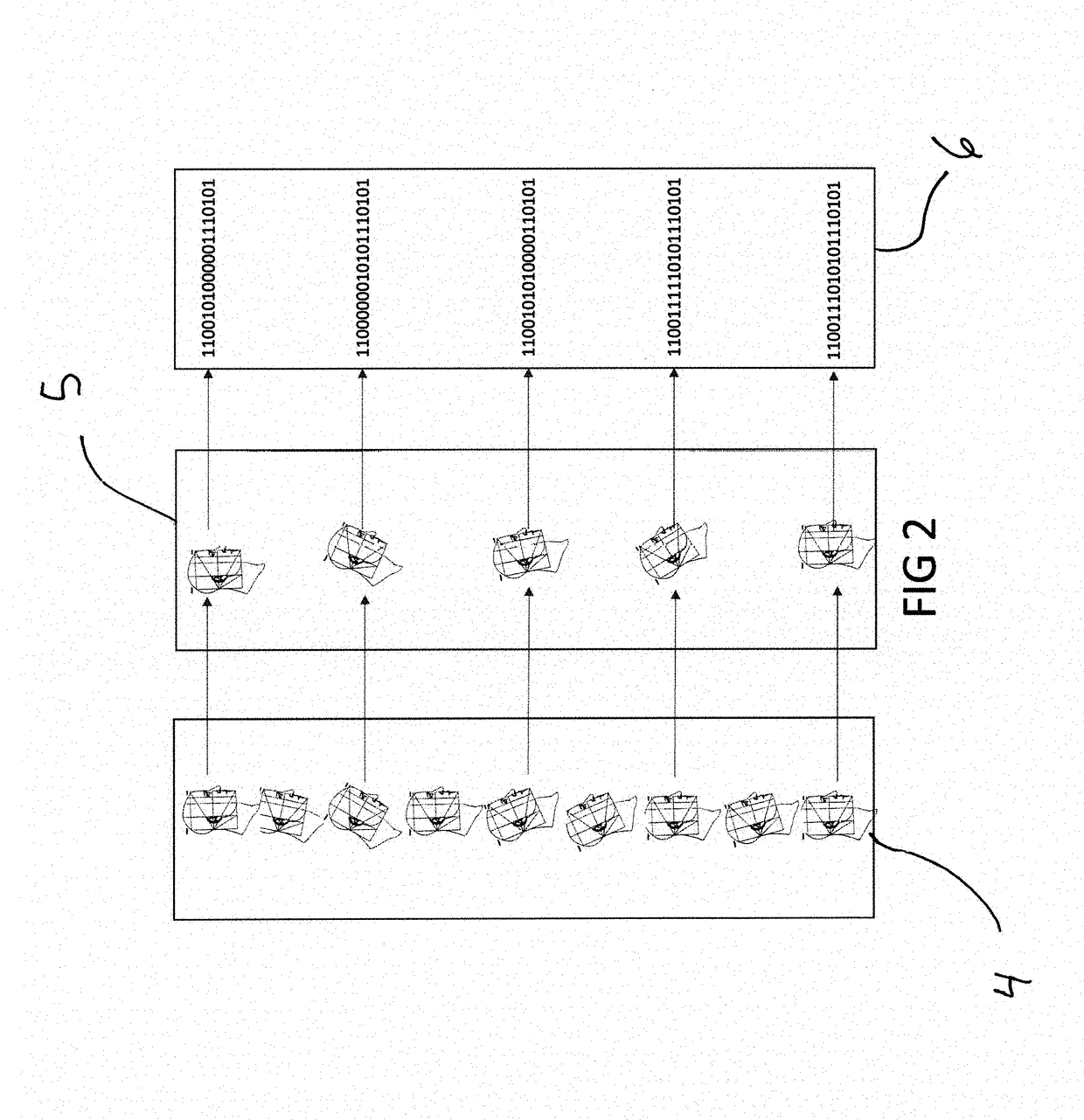 Method and system for increasing biometric acceptance rates and reducing false accept rates and false rates