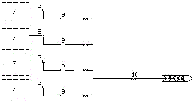 A low permeability gas field gathering and transportation system and its gathering and transportation method