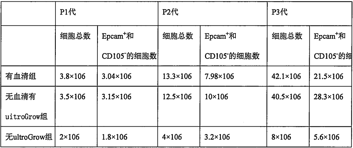 Serum-free culture medium of human amniotic epithelial cells