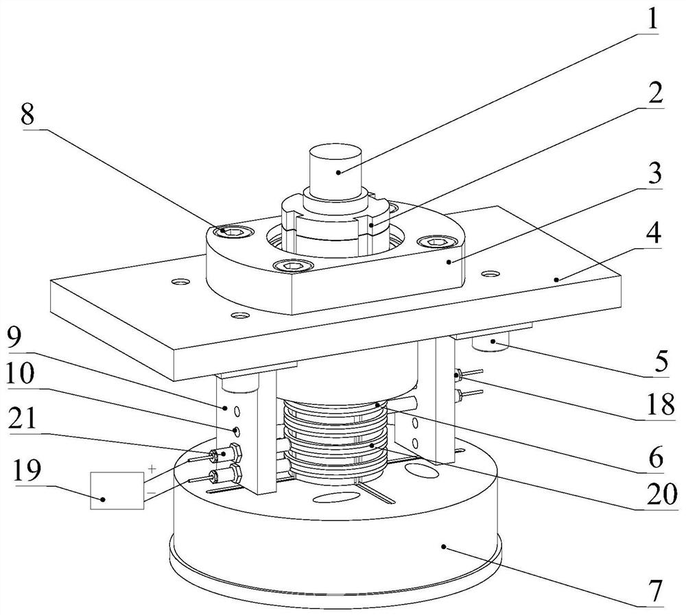 A heat dissipation grinding device with the function of measuring the temperature of the grinding surface