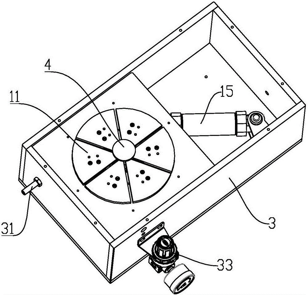 Installation device for O-shaped seal ring