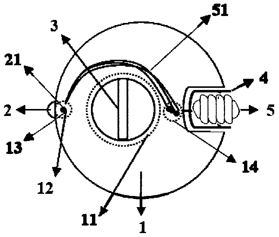 Device and method for in-situ evaluation of durability of in-service reinforced concrete structure