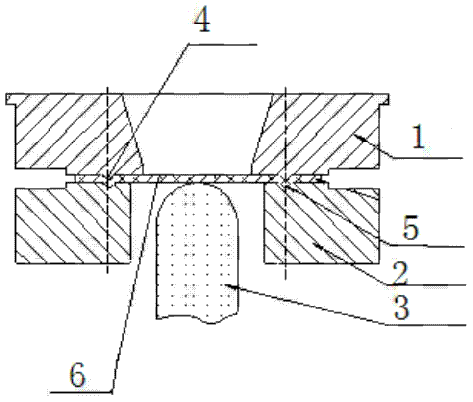 Determination method for cupping value of metal material and die
