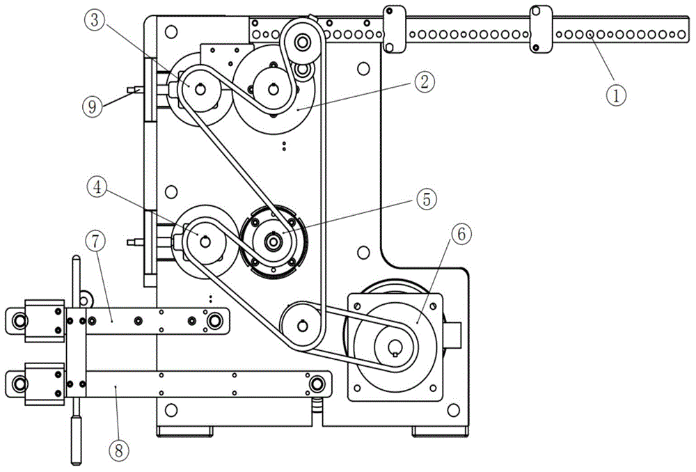 Integrated machine capable of simulating manual kneading, dough-piece making and rolling