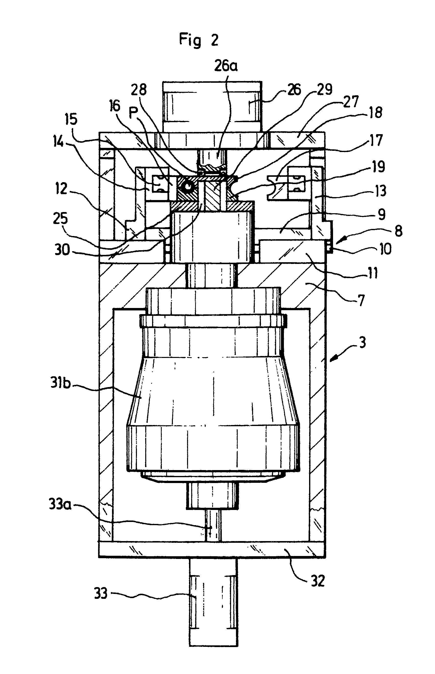 Machine for bending a profile in two bending directions and bending tool