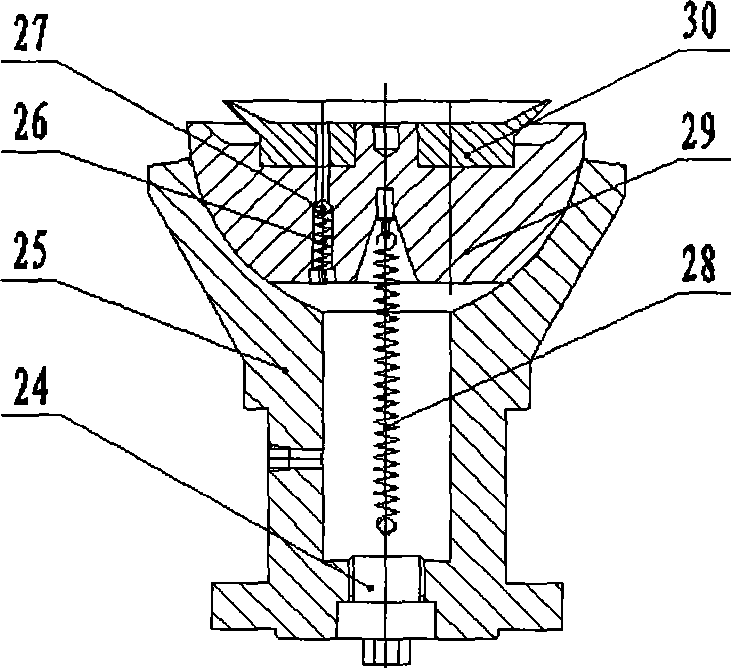 Vacuum adsorption type three-coordinate flexible attitude-adjusting unit