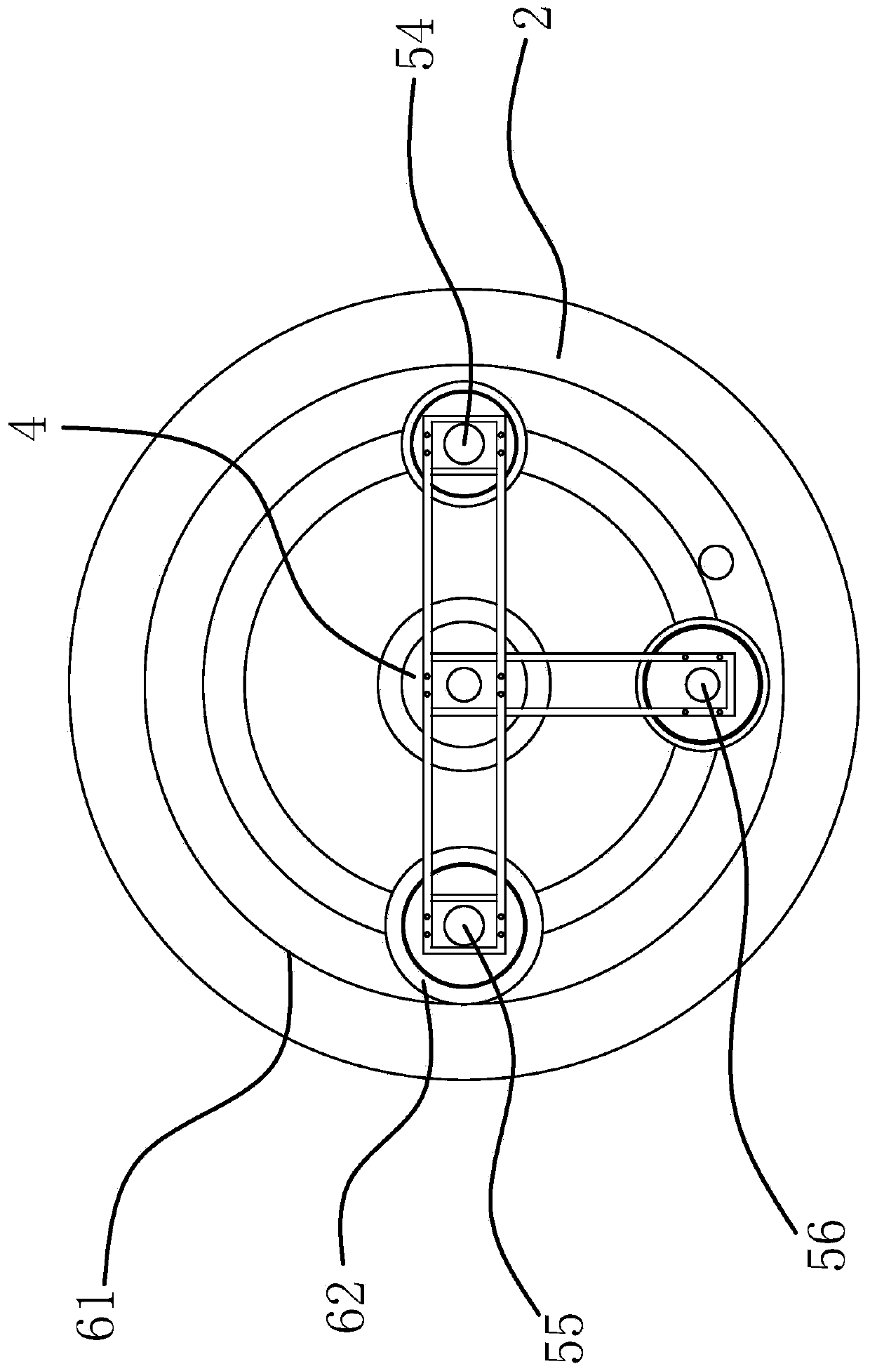 A vacuum dyeing machine with a vacuum device