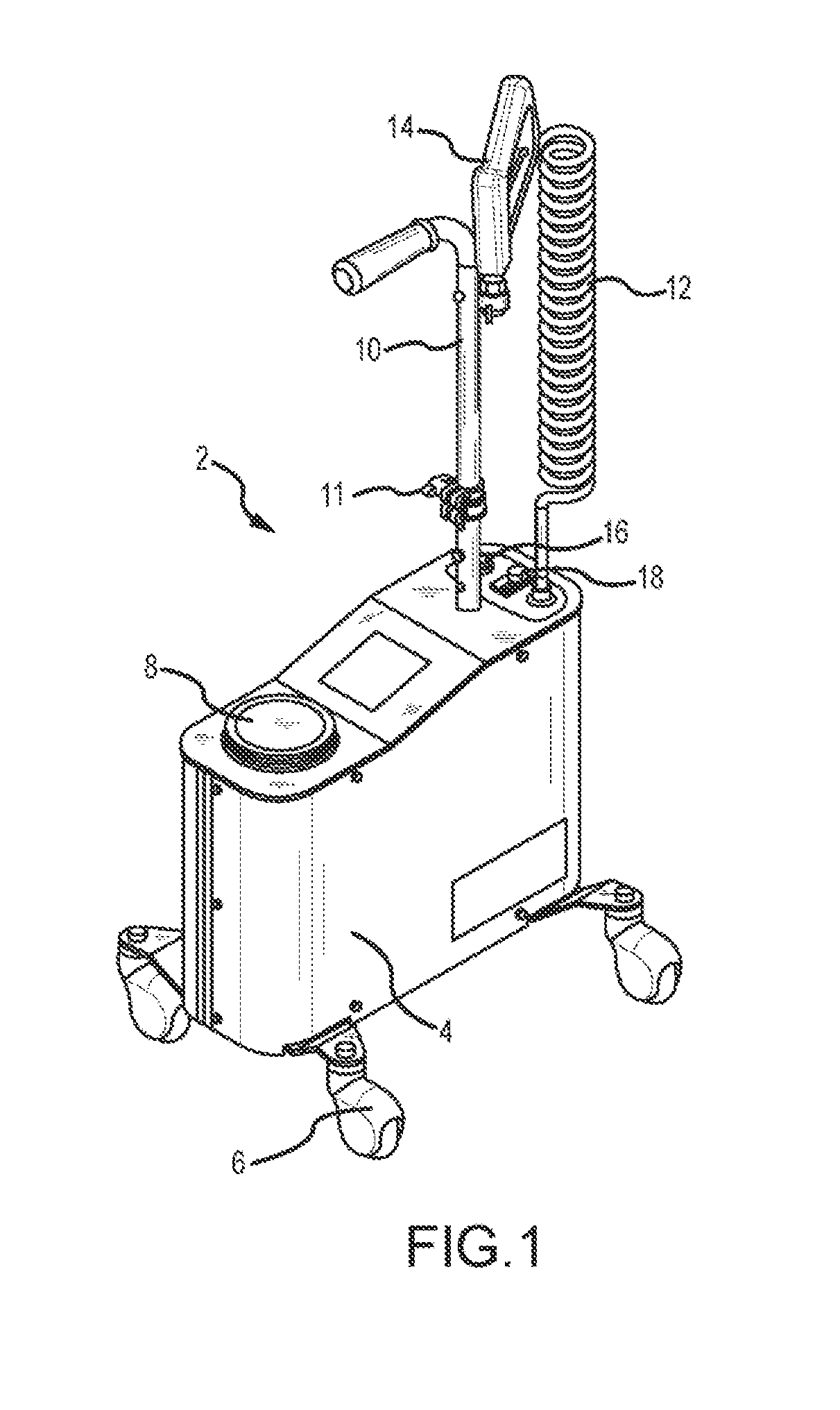 Self-contained spray apparatus for disenfectants