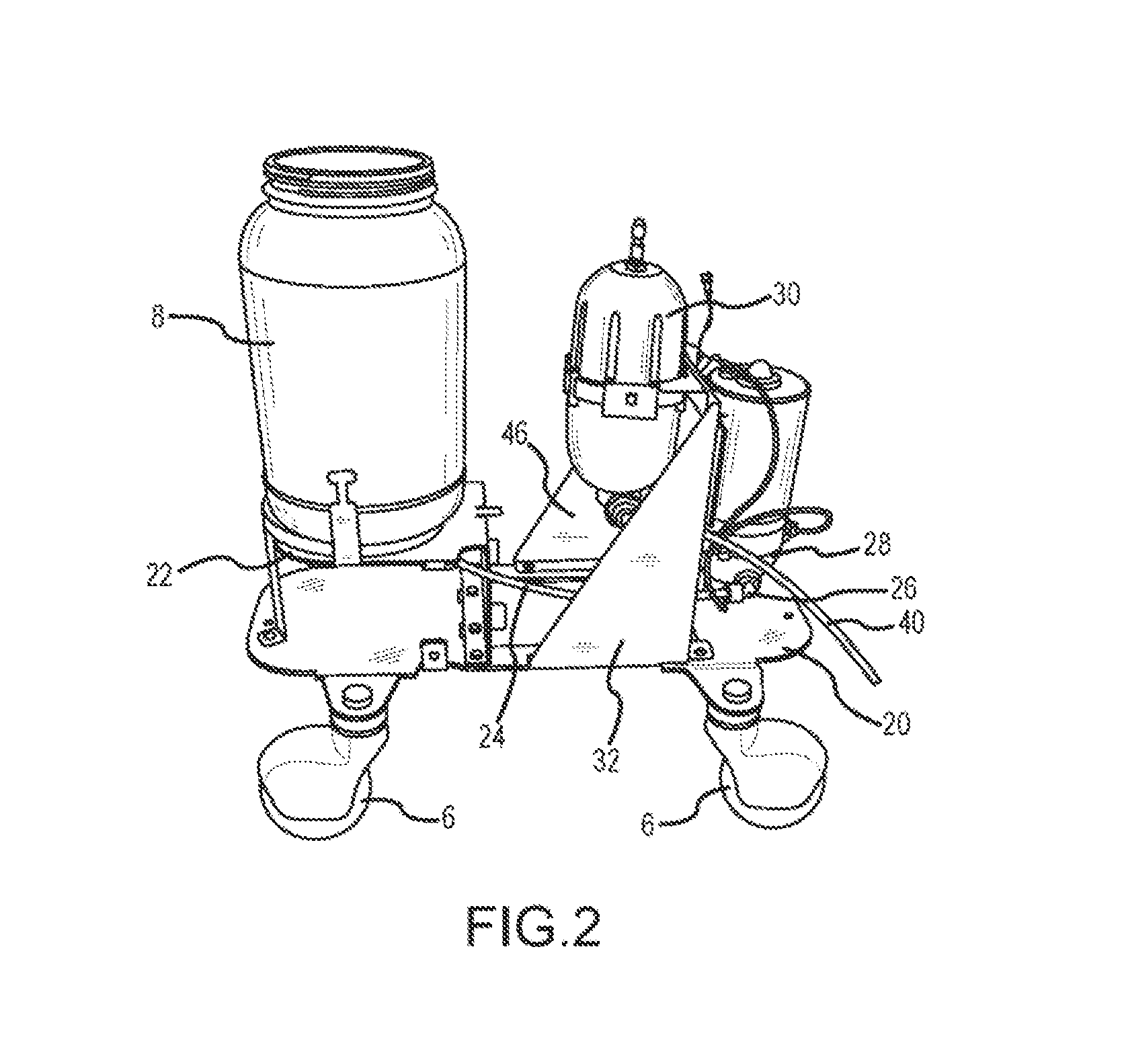 Self-contained spray apparatus for disenfectants