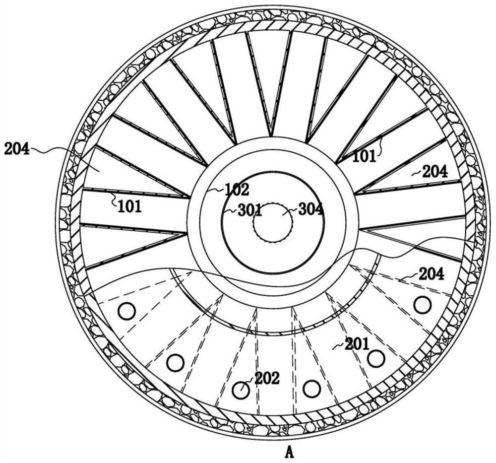 Nano absorption treatment device for air treatment