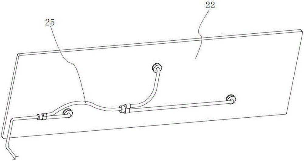 Dining table for paralyzed patient nursing bed