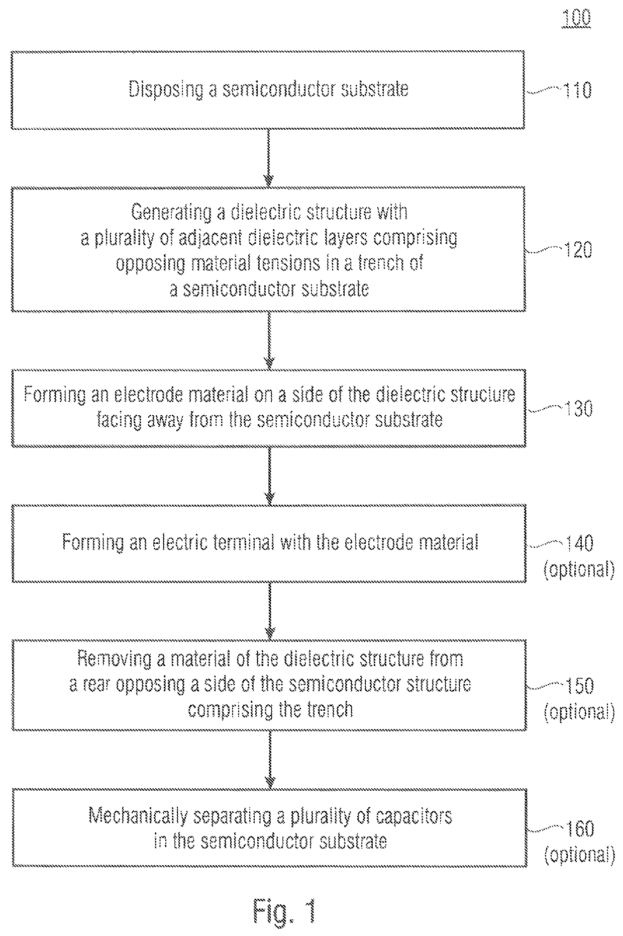 Capacitor and method for producing the same